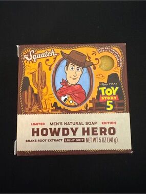 Dr. Squatch Toy Story 5 Howdy Hero Men’s Natural Soap 5 oz LE